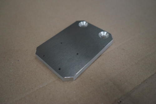 bride en aluminium 5mm usiné